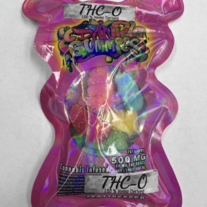 Dank Gummies Pink Bears 500MG Thc