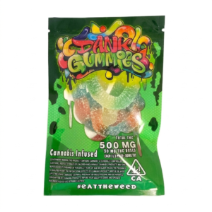 Dank Gummy Worms 500mg THC