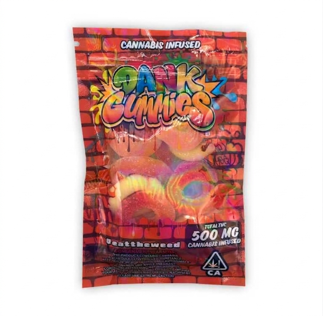 Dank Gummies Tangy 500MG Thc