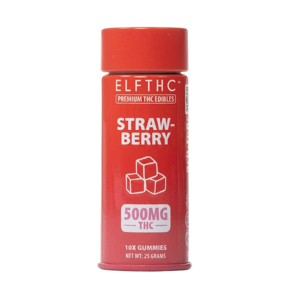 ELF THC Premium THC Edibles 500mg Strawberry