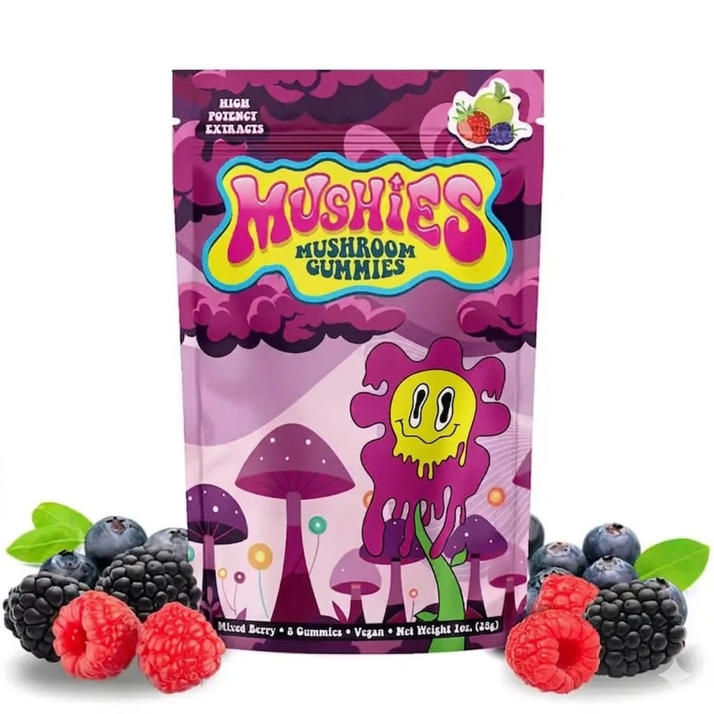Mushies Mushroom Gummies – Mixed Berry