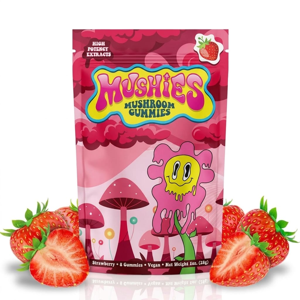 Mushies Mushroom Gummies – Strawberry