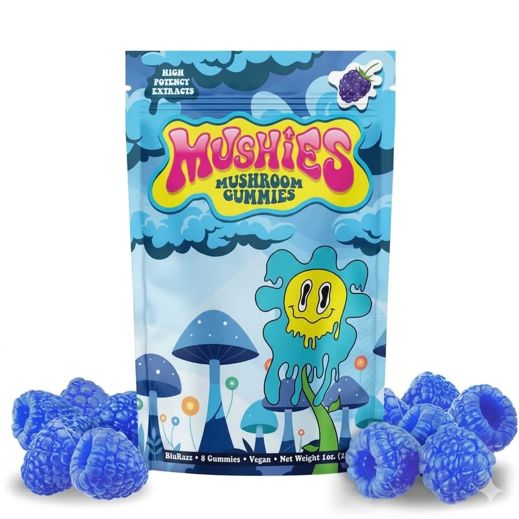 Mushies Gummies – Blue Raspberry