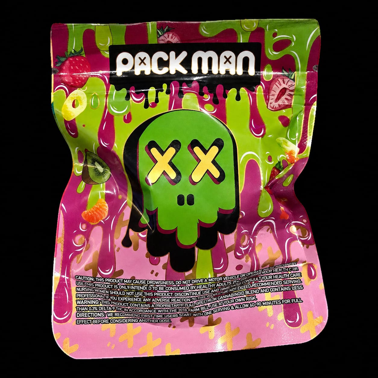 PACKMAN GUMMIES PEACH RINGS UK