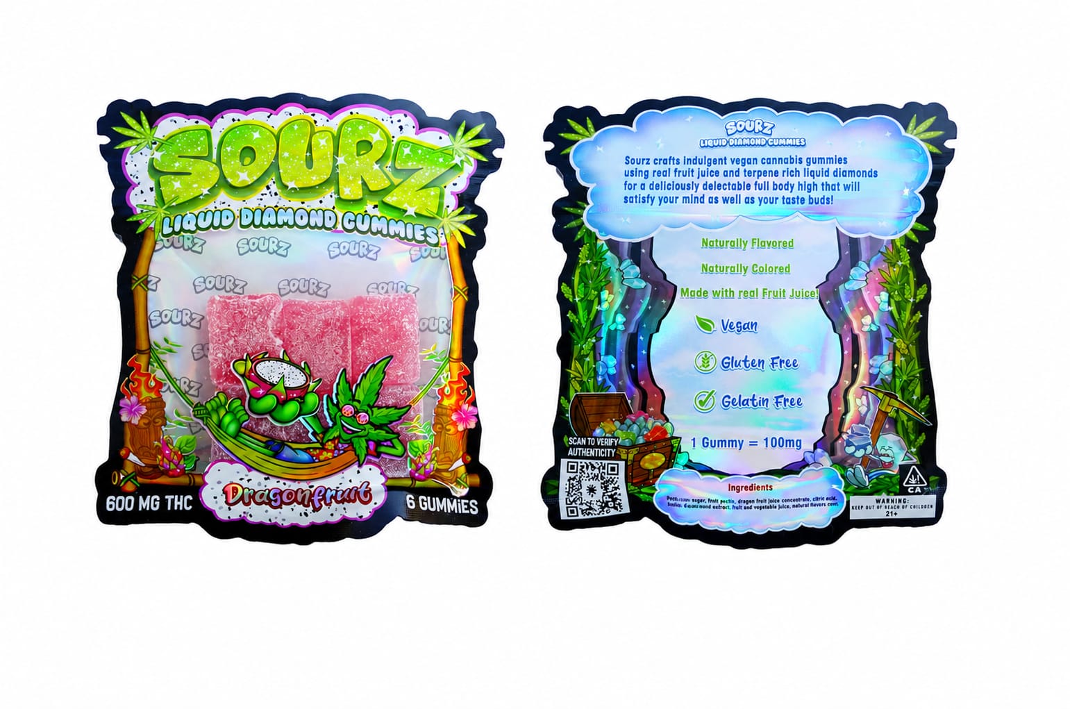 Sourz Gummies Pina Colada