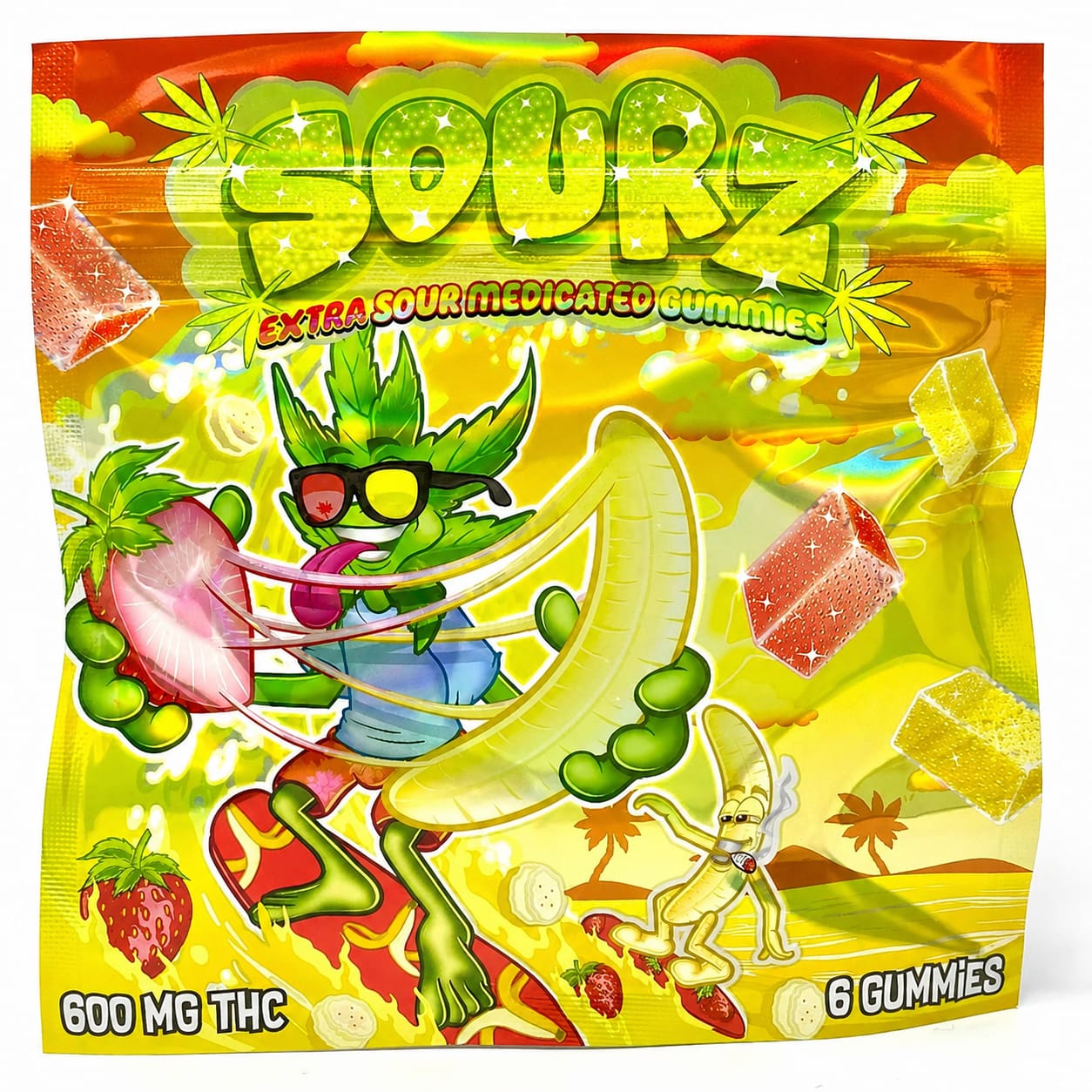Sourz Gummies Strawnana