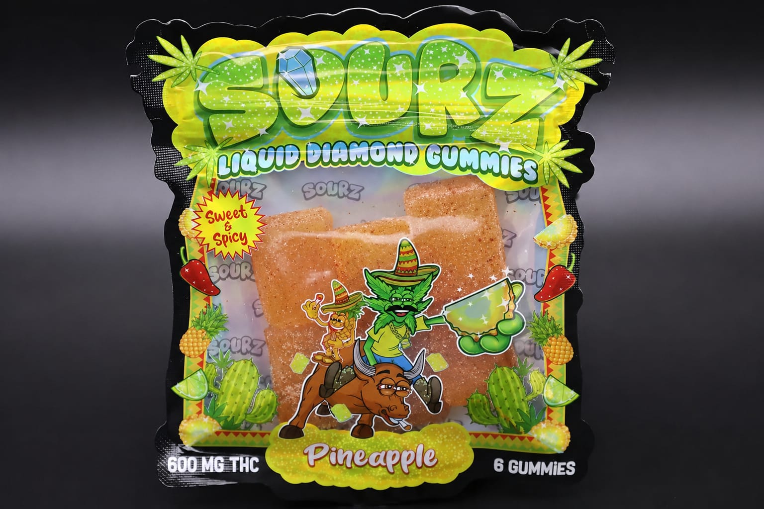 Sourz Gummies Pineapple