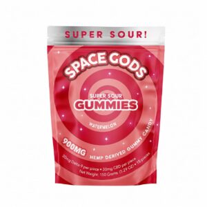 Space Gods D9/CBD 900mg Gummies Watermelon