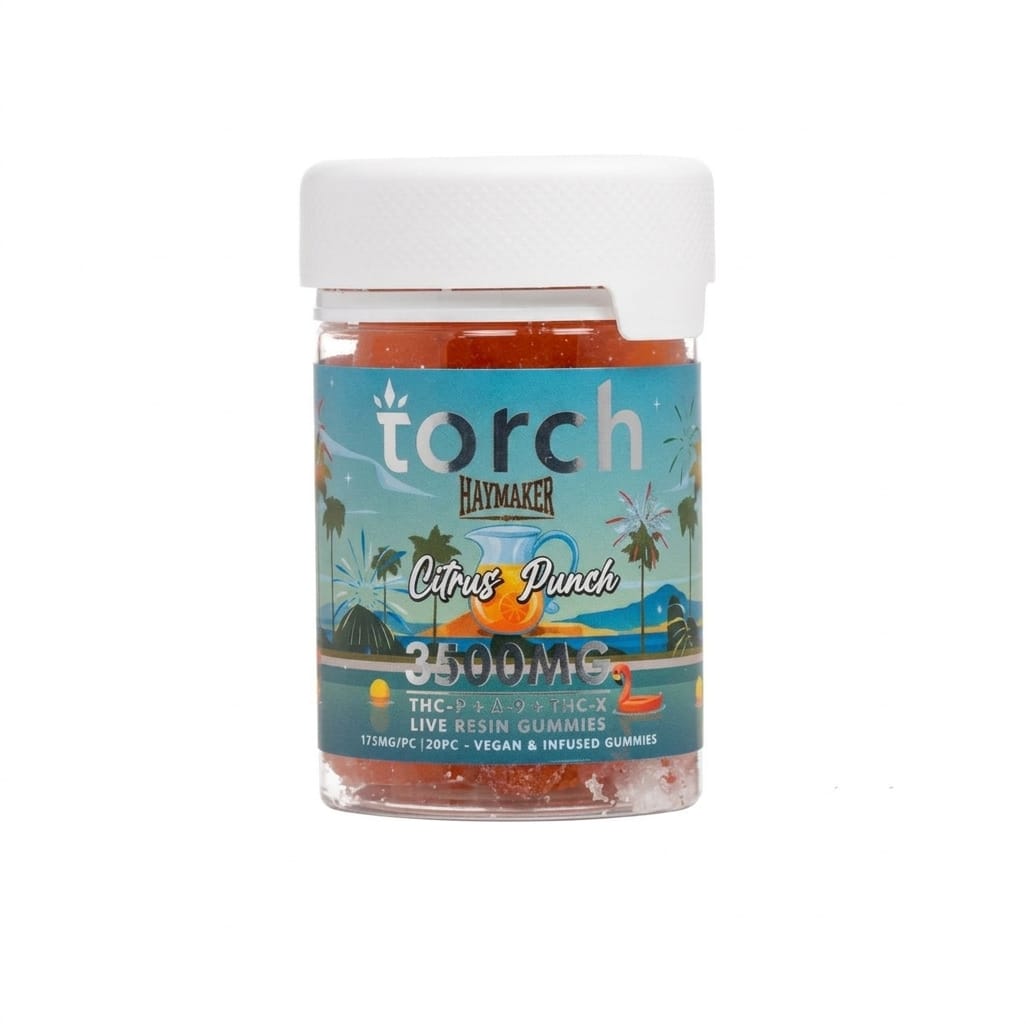 Torch THC Haymaker Blend Gummies 3500mg – Tiki Punch