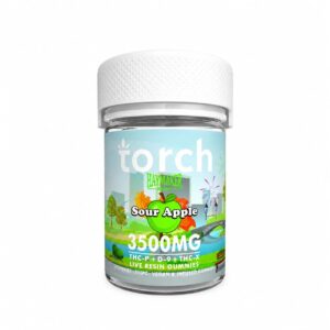 Torch THC Haymaker Blend Gummies 3500mg – Sour Apple