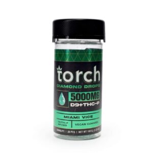Torch Diamond Drops D9 + THCP 5000mg Gummies Miami VIce