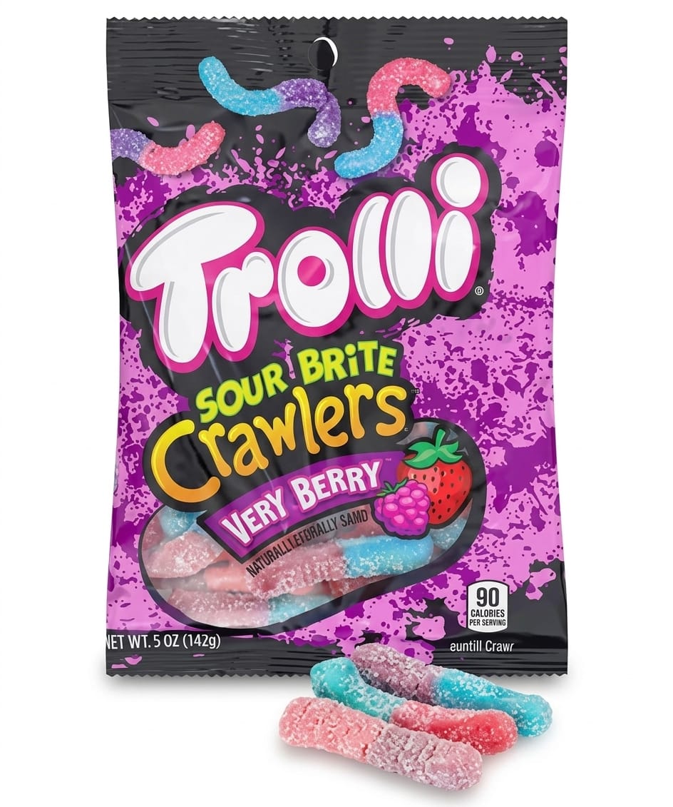 Trolli Sour Brite Crawlers Very Berry