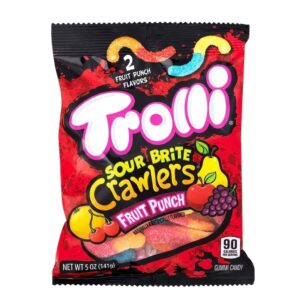 Trolli Sour Brite Crawlers Fruit Punch – 4oz