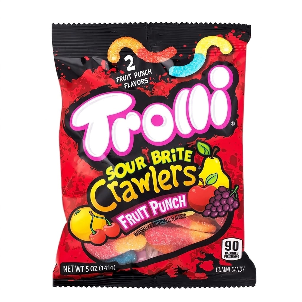 Trolli Sour Brite Crawlers Fruit Punch – 4oz