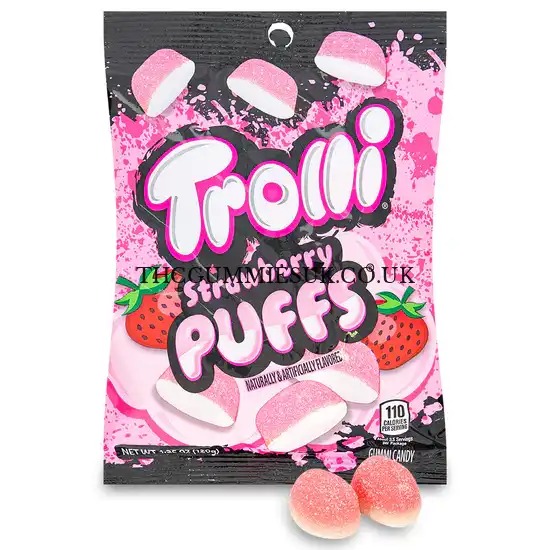 Trolli Strawberry Puffs – 4.25oz