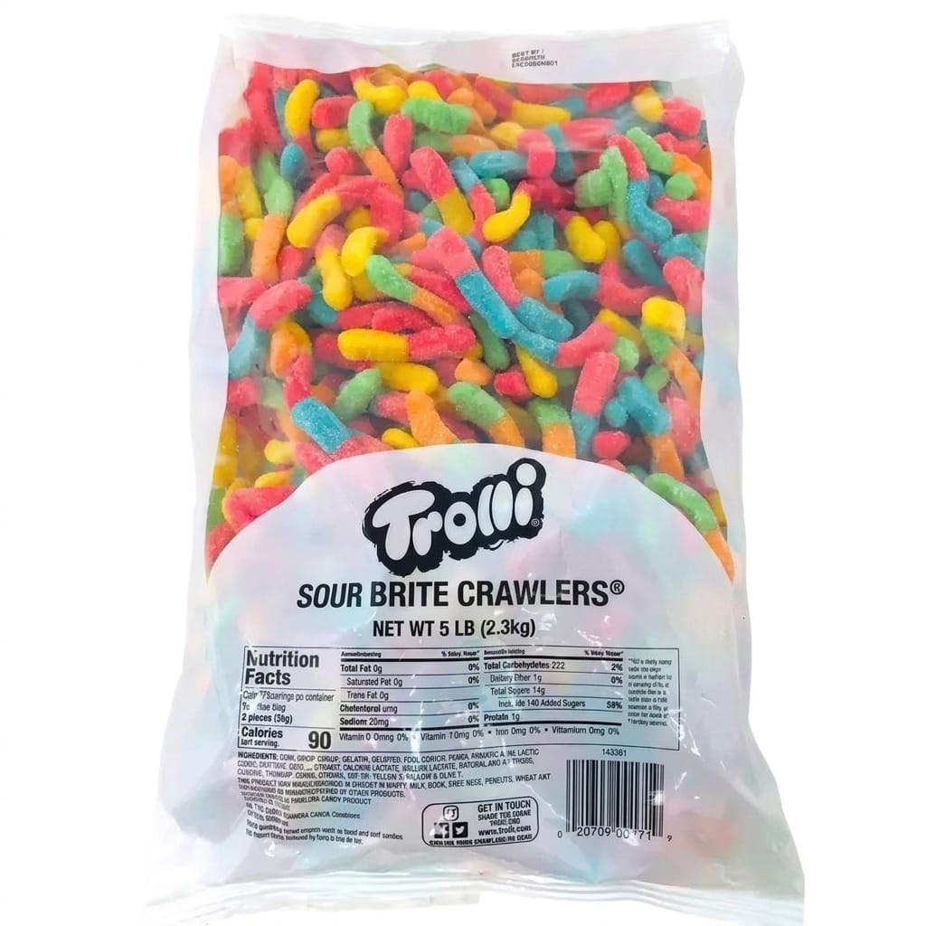 Trolli Sour Brite Crawlers – 5lb